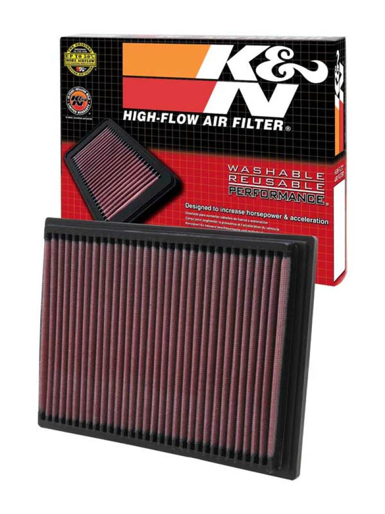 K&N Engineering High-Flow Drop-In Air Filter for BMW 2.0L-3.2L Engines (Part #KN-33-2070)