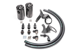 Radium Engineering Dual Catch Can Kit for 2011-2014 Ford Mustang GT - Fluid Lock System