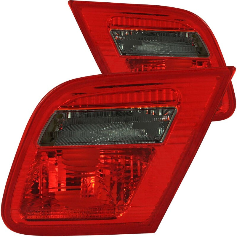 ANZO 2000-2003 BMW 3 Series E46 Inner Tail Light Assembly with Red/Smoke Lens