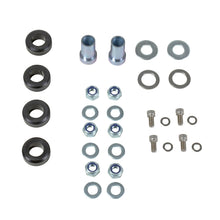 Load image into Gallery viewer, BBK 94-04 Mustang Caster Camber Plate Kit with Silver Anodized Finish - Adjustable Billet Aluminum