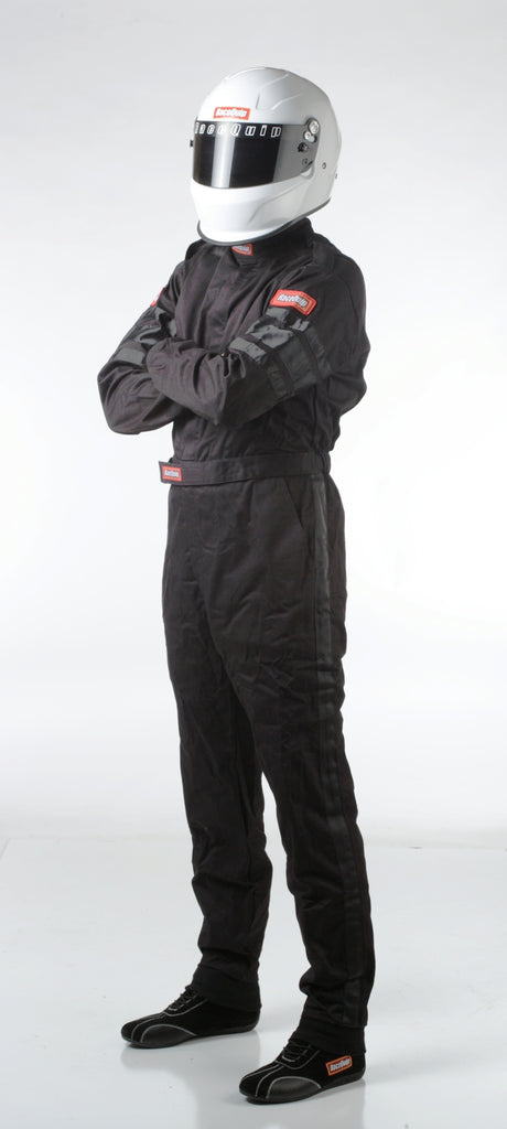 RaceQuip Black SFI-1 1-L Suit – Medium by Racequip, Part RQP110003