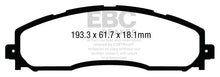 Load image into Gallery viewer, EBC Brakes EBCED93016 Extra Duty Rear Brake Pads for Ford F-250 (2013-2014) Super Duty Vehicles