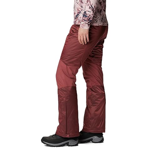 Columbia Women's Kick Turner II Insulated Pant, Beetroot Sheen/Beetroot, 2X Plus