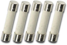 Load image into Gallery viewer, Bussmann MDA-20 Fuse (Pack of 5) 6mm (1/4&quot;) x 30mm (1 1/4&quot;) 20A 250V Slow Blow Ceramic Fuse
