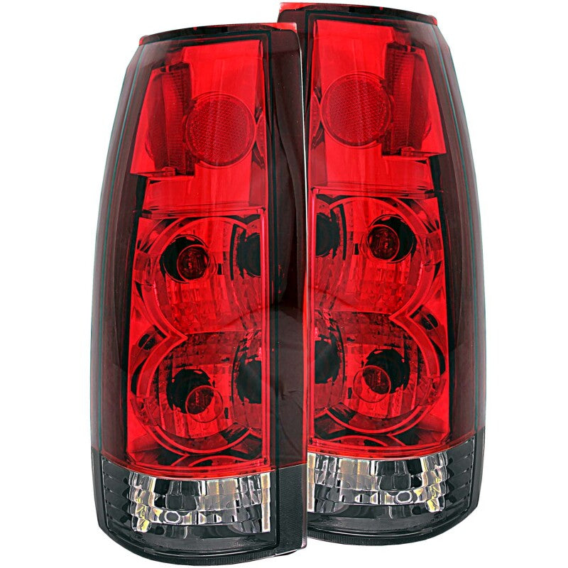 ANZO G2 Red/Smoke Tail Light Assembly Pair for 1988-1991 GMC R2500 and 1997 GMC C3500