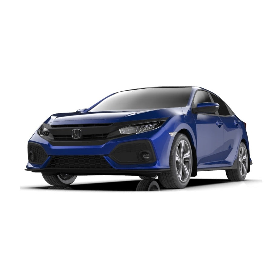 Rally Armor UR Series Mud Flaps for 2017-2018 Honda Civic - Black with Blue Logo