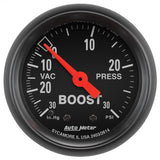 AutoMeter Z Series 52mm Mechanical Boost and Vacuum Gauge - Part #atm2614