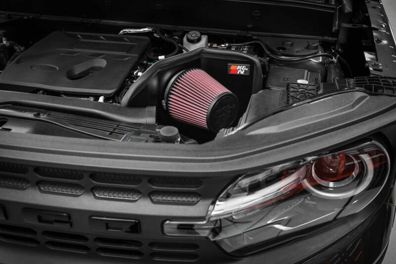 K&N Engineering Part No. knn77-2615KC Performance Cold Air Intake System for Ford Bronco Sport (2021-2023) - Boost Horsepower and Torque