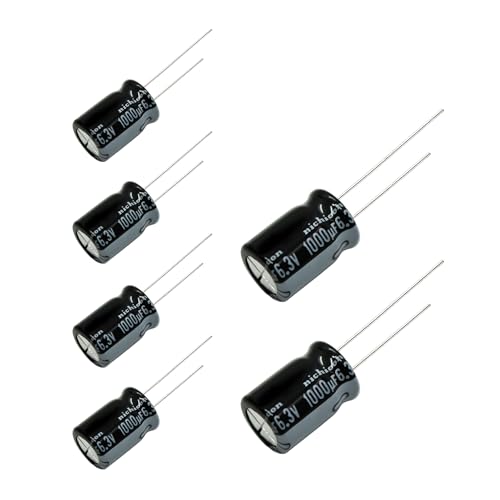 20 Pcs. Nichicon 1000uf 6.3v Capacitor 105c High Temp, Radial Leads