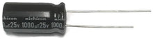 Load image into Gallery viewer, 3PK Nichicon 1000uF 25V 105C Radial Lead Capacitor for The LCD TV &amp; Monitor Repair