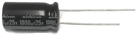 3PK Nichicon 1000uF 25V 105C Radial Lead Capacitor for The LCD TV & Monitor Repair