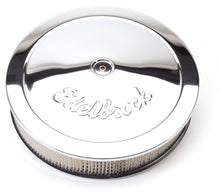Load image into Gallery viewer, Edelbrock Part #1221 Triple Chrome Round Air Cleaner for 5-1/8" Carburetors
