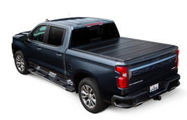 LEER Group HF650M 5ft 6in Hard Folding Tonneau Cover for Toyota Tundra - Sleek, Weather-Resistant Design with CYNC Latching System