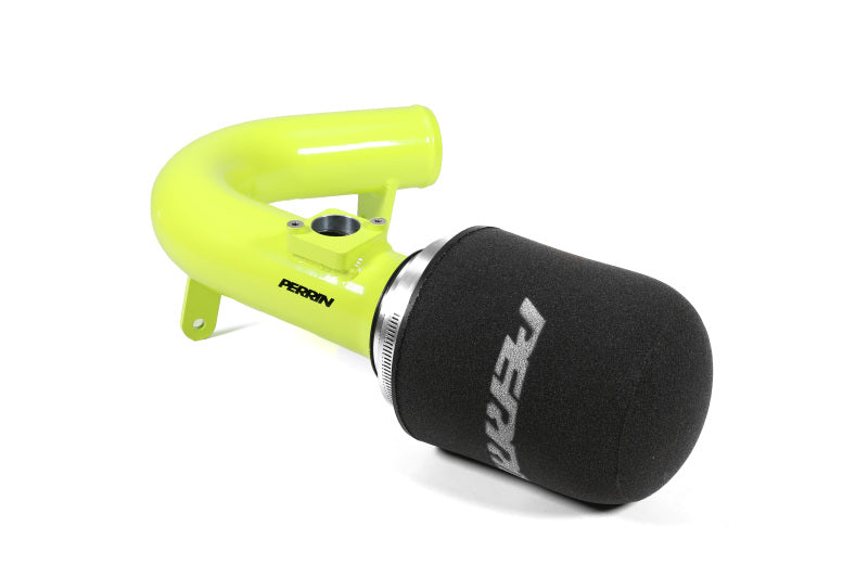 Perrin Performance Neon Yellow Cold Air Intake with Heatshield for 2022-2025 Subaru WRX