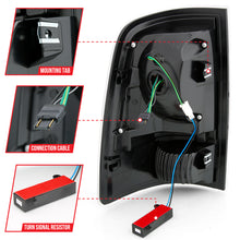 Load image into Gallery viewer, ANZO 2009-2018 Dodge Ram 1500 LED Tail Light Assembly with Smoke Lens and Black Housing