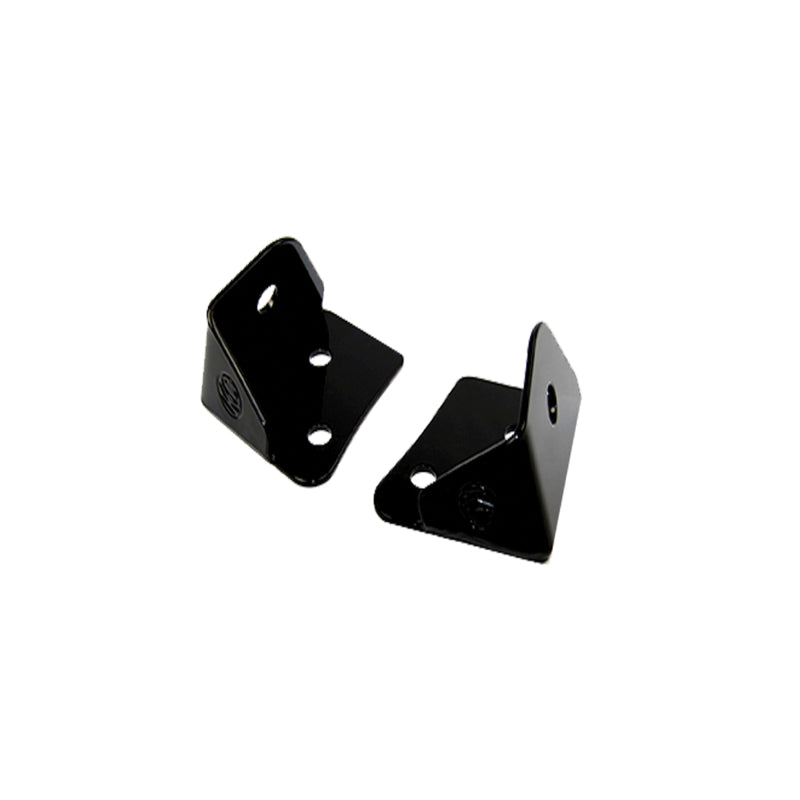 KC HiLiTES 7316 Jeep JK Windshield Light Mount Bracket Set - Black Powder Coated Steel for 2007-2018 Jeep Wrangler