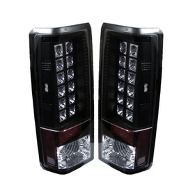 Spyder Chevy Astro and GMC Safari LED Tail Lights in Black - Part Number ALT-YD-CAS85-LED-BK
