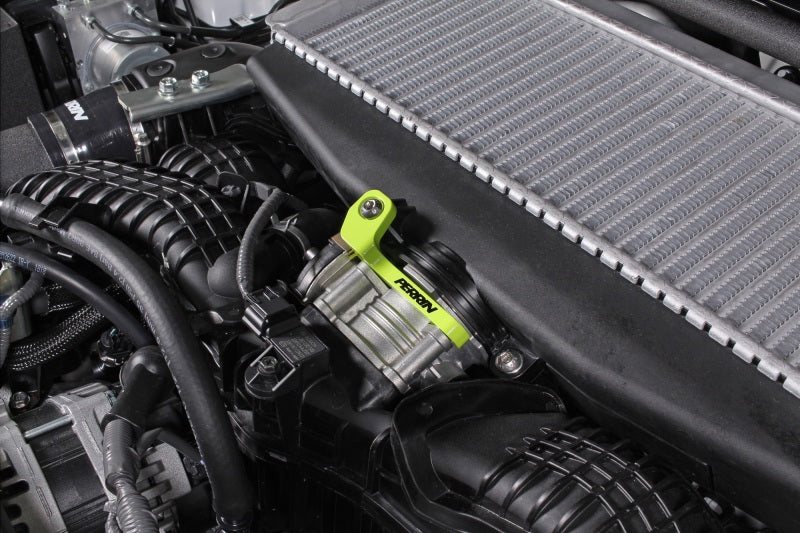 Perrin Performance Neon Yellow Turbo TMIC Bracket for Subaru WRX, Ascent, Outback & Legacy (Part Number: perPSP-ITR-331NY)