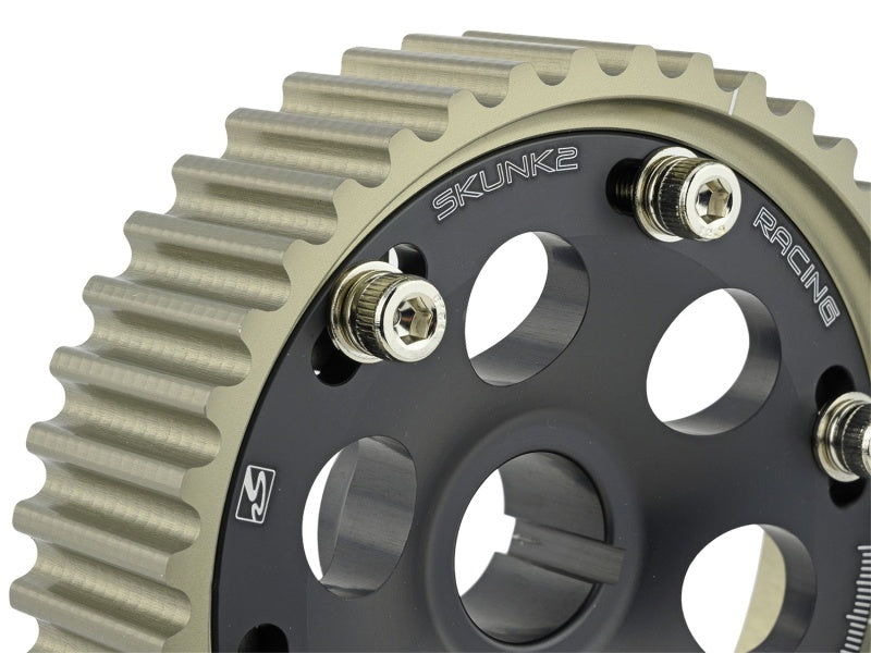 Skunk2 Racing Pro-Series Adjustable Cam Gears for Honda H-Series & F-Series VTEC Engines (Black, Part #skk304-05-5220)