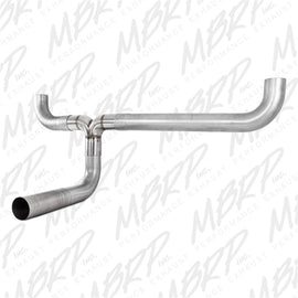 MBRP Universal Full Size Pickup T Pipe Kit AL – High Flow Exhaust System for Improved Performance