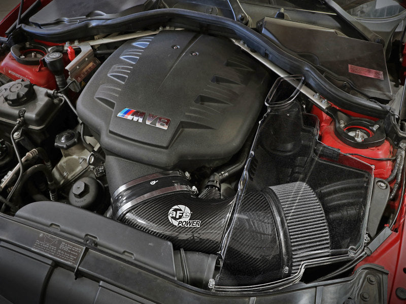 aFe MagnumFORCE Carbon Fiber Stage-2 Pro DRY S Cold Air Intake System for 2008-2013 BMW M3 (E9X) V8 4.0L