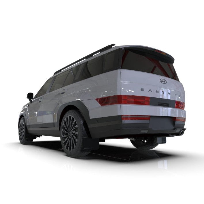 Rally Armor 24-25 Hyundai Santa Fe Black Mud Flap with Dark Grey Logo - Premium Polyurethane Protection