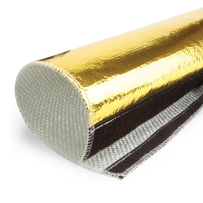 DEI Cool-Cover GOLD 3in to 4in OD Air Tube x 28in Length - Automotive Heat Reflective Cover Kit