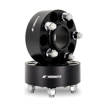 Load image into Gallery viewer, Mishimoto 5x100 Wheel Spacers for Subaru Legacy 2005-2007, 56.1mm Center Bore, Black Anodized Finish