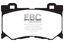 Load image into Gallery viewer, EBC Yellowstuff Brake Pads for Nissan 370Z and Infiniti G37 * High-Performance Street and Track Use