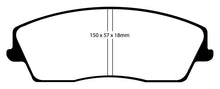 Load image into Gallery viewer, EBC Redstuff Ceramic Low Dust Front Brake Pads for Chrysler 300 &amp; Dodge Magnum (Part No. EBCDP31723C)