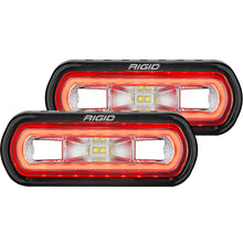 Load image into Gallery viewer, Rigid Industries SR-L Series Surface Mount LED Spreader Pair with Amber Halo for Off-Road Vehicles