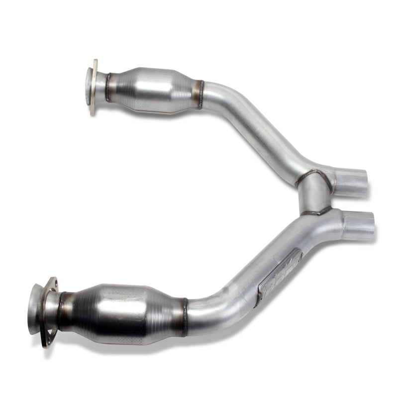 BBK Performance 2015-2017 Ford Mustang V6 Short Mid H Pipe with Catalytic Converters for Use with BBK 1642 Series Headers
