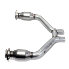 BBK Performance 2015-2017 Ford Mustang V6 Short Mid H Pipe with Catalytic Converters for Use with BBK 1642 Series Headers