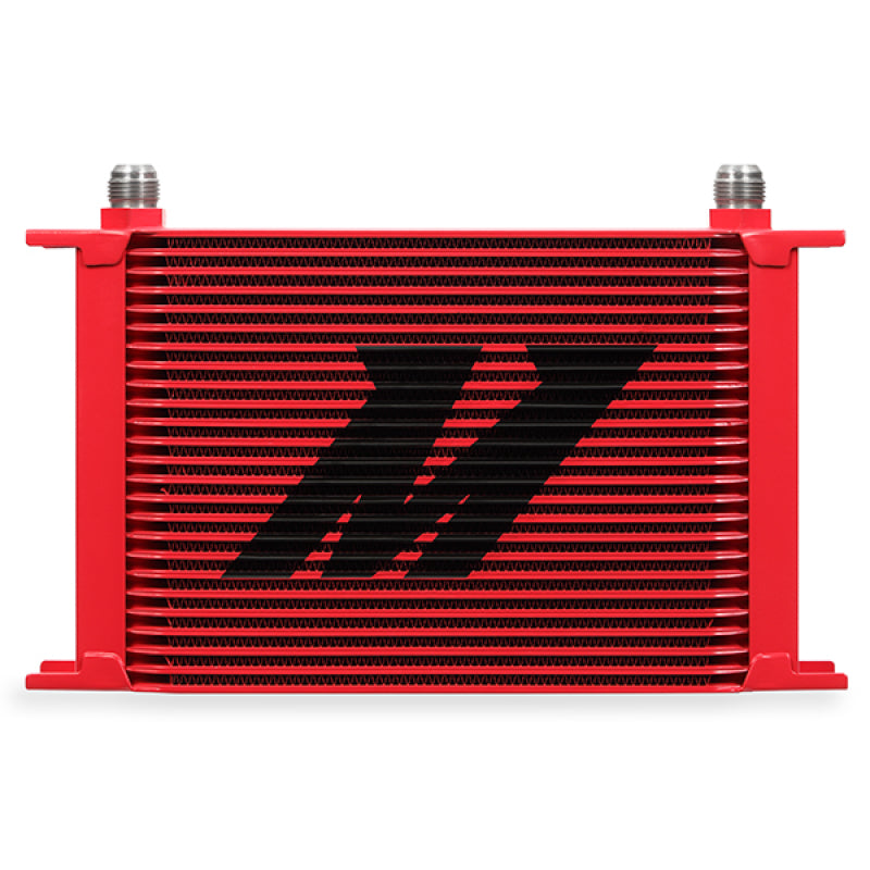 Mishimoto Universal 25 Row Oil Cooler - Red for 2018-2021 Ford Mustang
