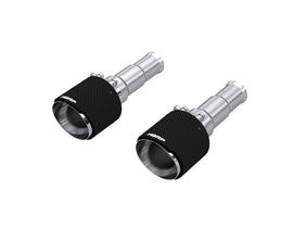 MBRP Carbon Fiber Exhaust Tips for Ram 1500 2019-2020 – Dual Wall, Angle Cut, 3-inch Inlet, 5-inch Outlet, Pair