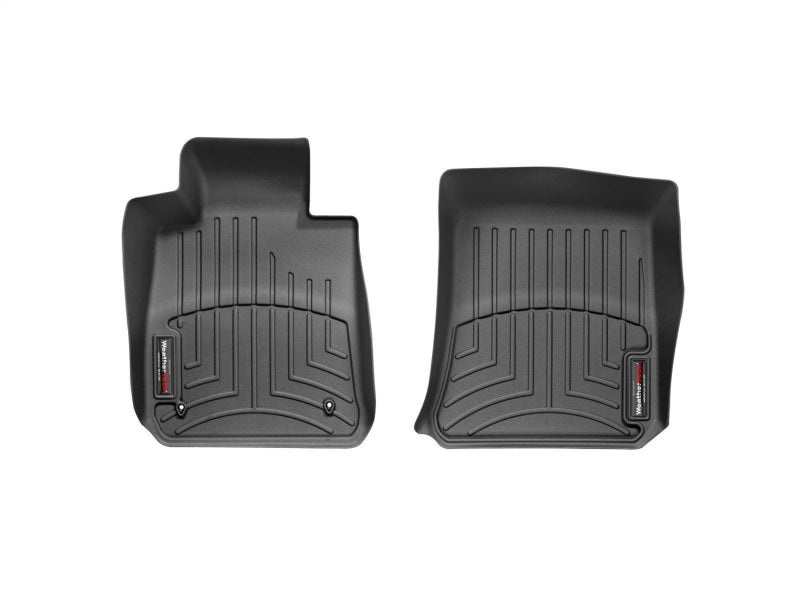WeatherTech FloorLiner DigitalFit Front Floor Mats for 2008-2013 BMW 1-Series, Black - Part Number WET442531