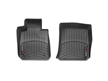 Load image into Gallery viewer, WeatherTech FloorLiner DigitalFit Front Floor Mats for 2008-2013 BMW 1-Series, Black - Part Number WET442531