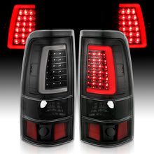 Load image into Gallery viewer, ANZO 2003-2006 Chevy Silverado LED Tail Light Assembly with Clear Lens and Black Housing
