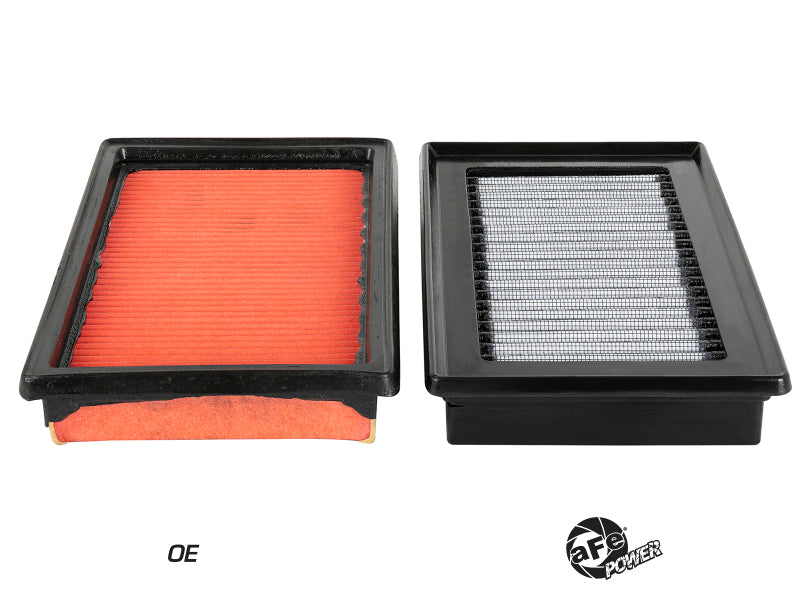 aFe Magnum FLOW Pro DRY S OE Replacement Air Filter Pair for 2014-2019 Infiniti Q50 V6 3.5L/3.7L