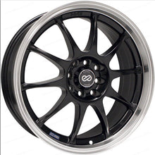 Load image into Gallery viewer, Enkei J10 16x7 Alloy Wheel with Machined Lip – 4x100/114.3 Bolt Pattern, 42mm Offset, Matte Black Finish