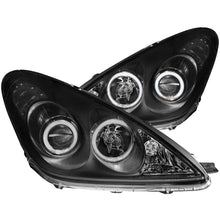 Load image into Gallery viewer, ANZO 2002-2003 Lexus ES300 Projector Headlights with Halo, Black Housing, Clear Lens – Pair