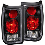 ANZO Mazda B2000 Tail Light Assembly with Clear Lens and Black Housing – Pair