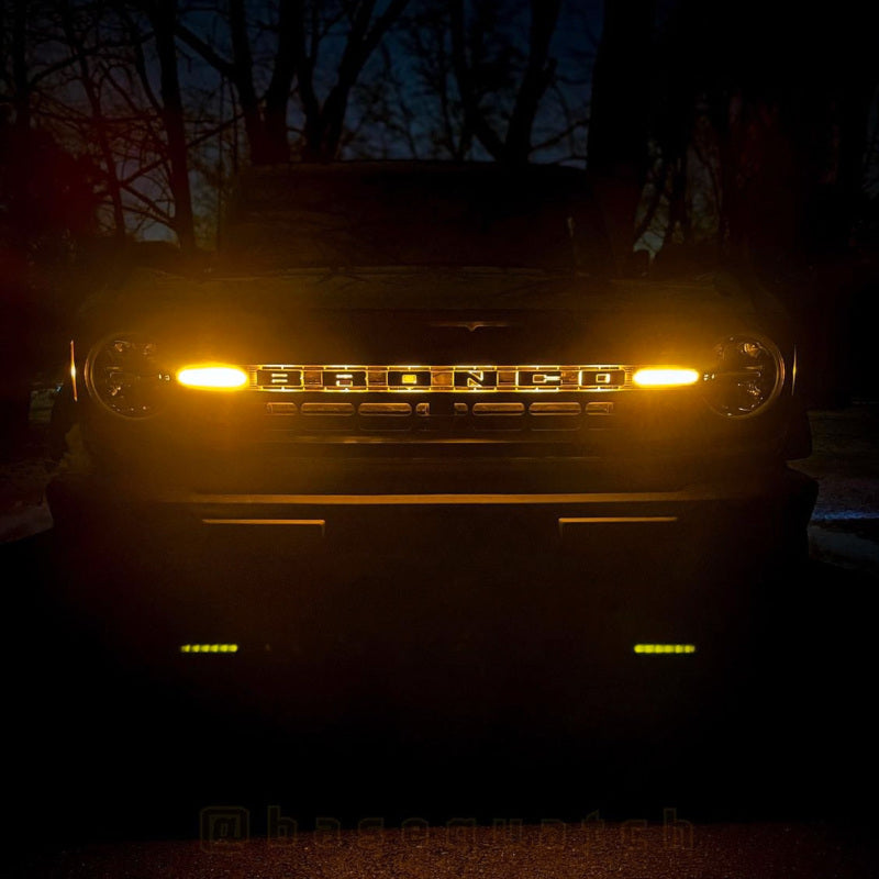 ORACLE Lighting Universal LED Letter Badges - Matte Black Finish for Custom Vehicle Styling