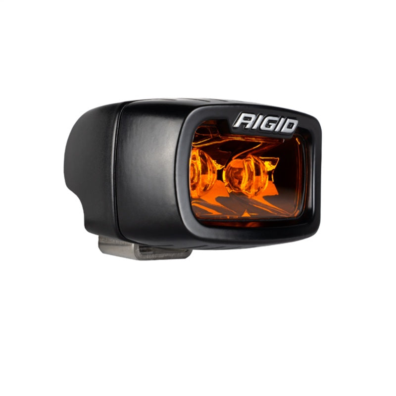 Rigid Industries SR-M Amber PRO Spot Light - Compact, High-Performance Automotive Lighting