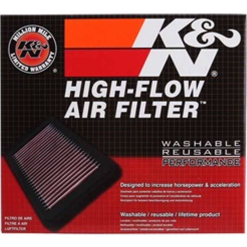 K&N Engineering 33-2254 High-Flow Reusable Air Filter for BMW 745i/745Li & 750i (2002-2008)