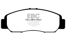 Load image into Gallery viewer, EBC UD959 Ultimax2 Front Brake Pads for 2006-2012 Honda Civic and 2003-2005 Honda Accord