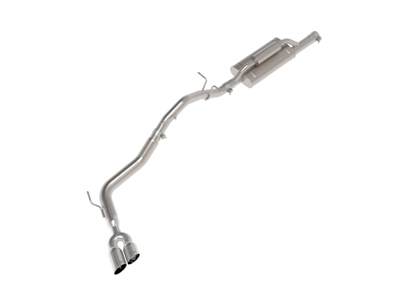 aFe Vulcan Series 2.5-Inch to 3-Inch Cat-Back Exhaust System with Polished Tips for Ford Ranger 2024-2025 2.3L Turbo