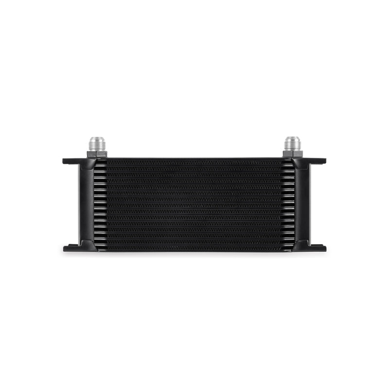 Mishimoto Universal 16-Row Oil Cooler - Black for High-Performance Engine Cooling