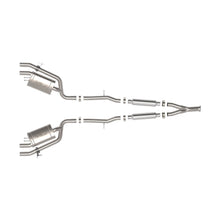 Load image into Gallery viewer, aFe Gemini XV 3-inch to 2-1/2-inch Stainless Steel Cat-Back Exhaust System with Cut-Out for Kia Stinger 2022-2023