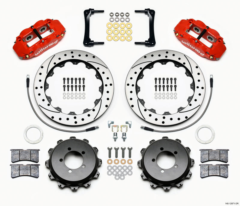Wilwood Narrow Superlite 4R Rear Brake Kit with 12.88-inch Rotors for Toyota and Subaru Scion FR-S and BRZ